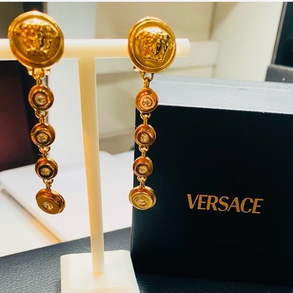 Versace Jewelry - Authentic Versace Medusa Gold Earings